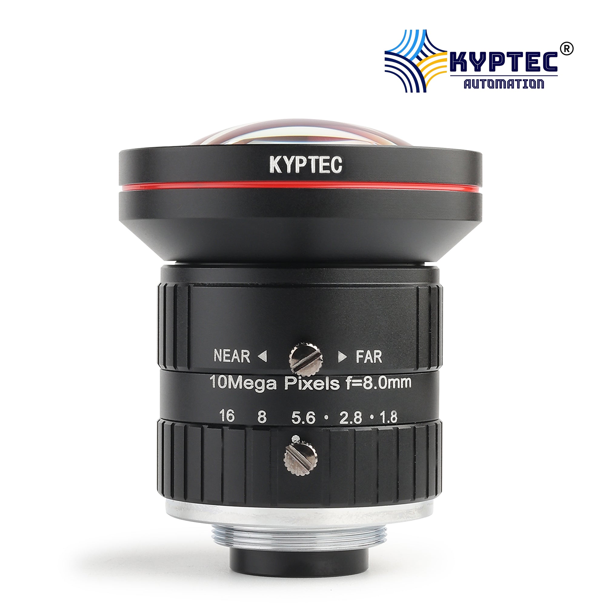 8 MM Machine Vision Lens With 10 MegaPixel & 1" Format Lens