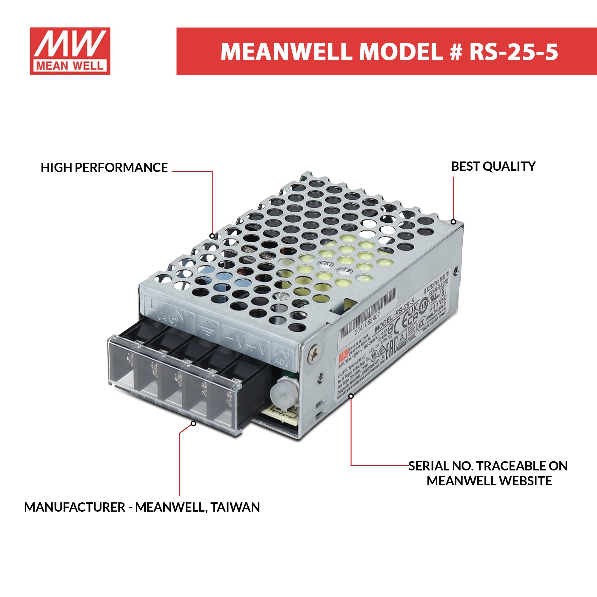 meanwell rs 25 5