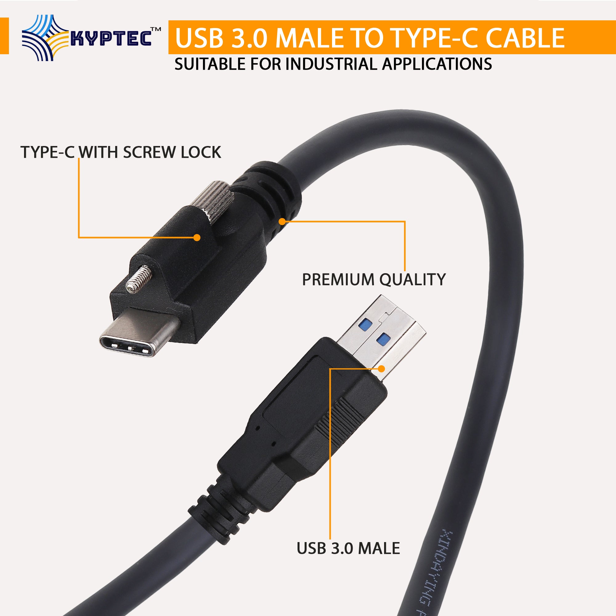 usb a to usb c with screw
