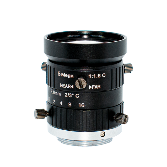 8 MM Machine Vision Lens With 5 MegaPixel & 2/3" Format Lens
