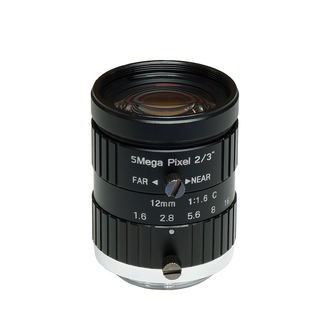 12 MM Machine Vision Lens With 5 MegaPixel & 2/3" Format Lens