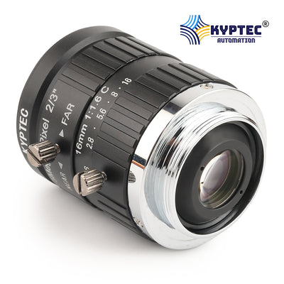 16 MM Machine Vision Lens With 5 MegaPixel & 2/3" Format Lens
