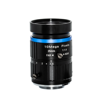 25 MM Machine Vision Lens With 10 MegaPixel & 1" Format Lens