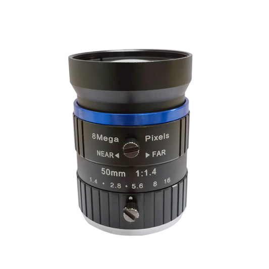 50 MM Machine Vision Lens With 10 MegaPixel & 1" Format Lens