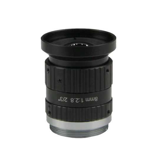 8 MM Machine Vision Lens With 10 MegaPixel & 2/3" Format Lens
