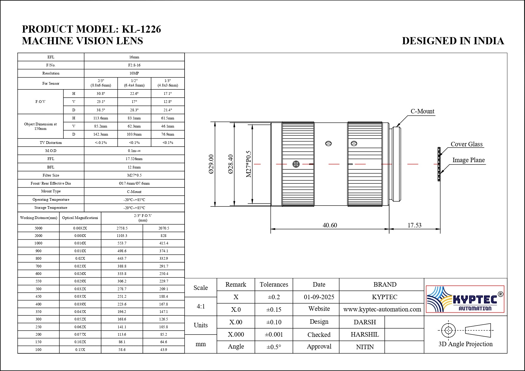 Datasheet