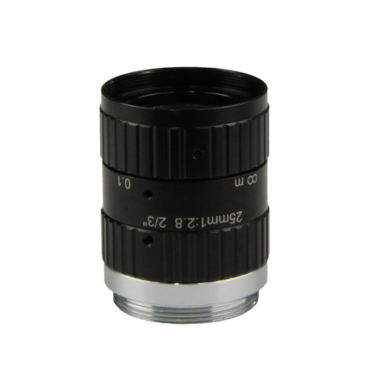 25 MM Machine Vision Lens With 10 MegaPixel & 2/3" Format Lens