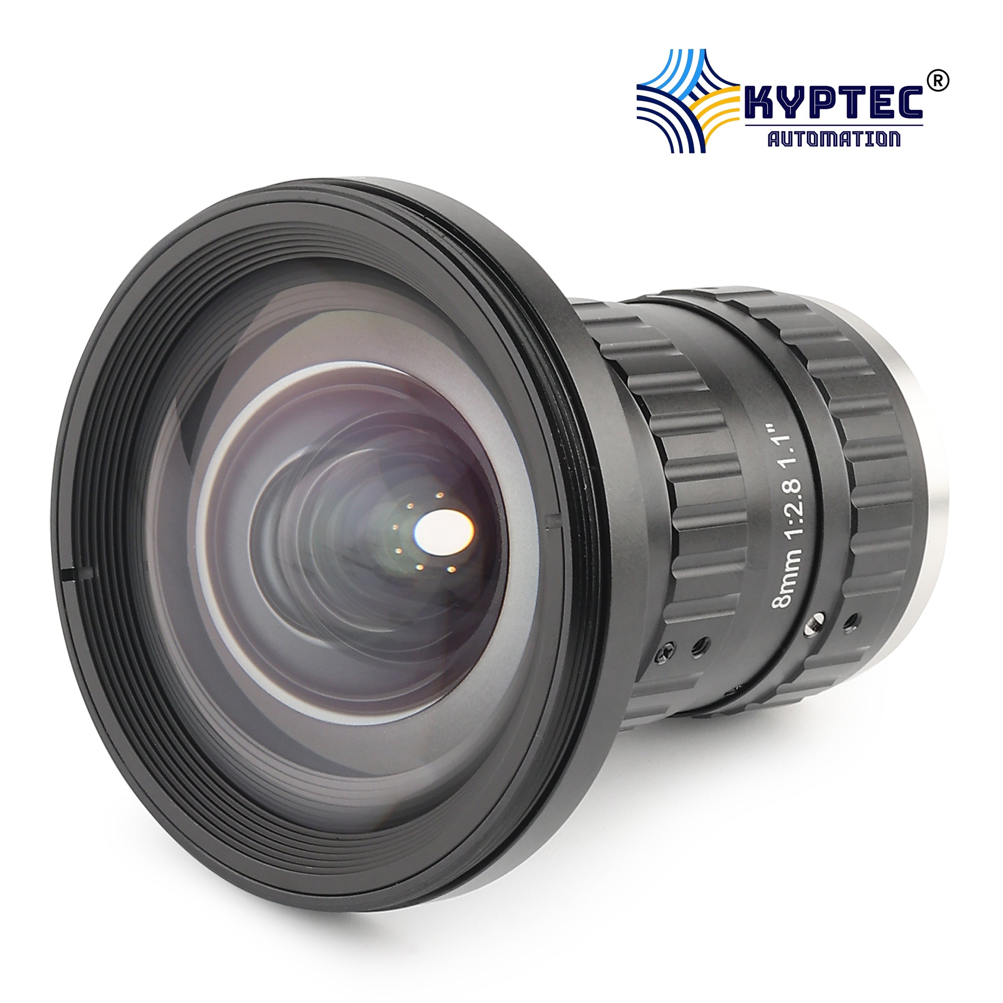 8 MM Machine Vision Lens With 25 MegaPixel & 1.1" Format Lens