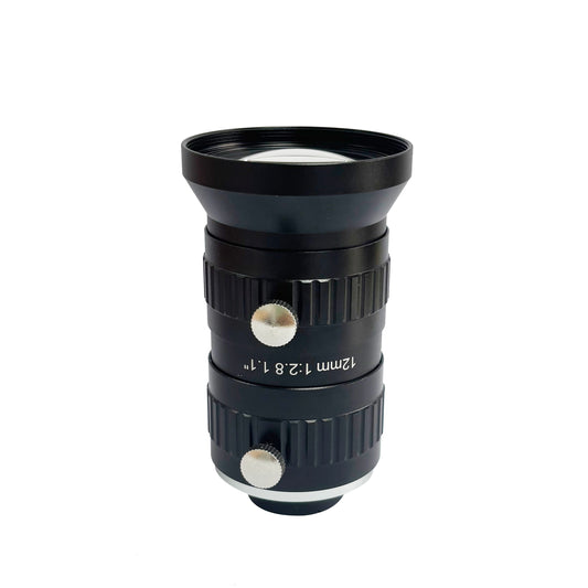 12 MM Machine Vision Lens With 25 MegaPixel & 1.1" Format Lens
