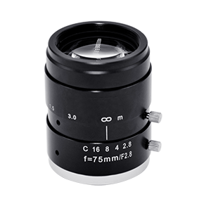 75 MM Machine Vision Lens With 1.5 MegaPixel & 2/3" Format Lens