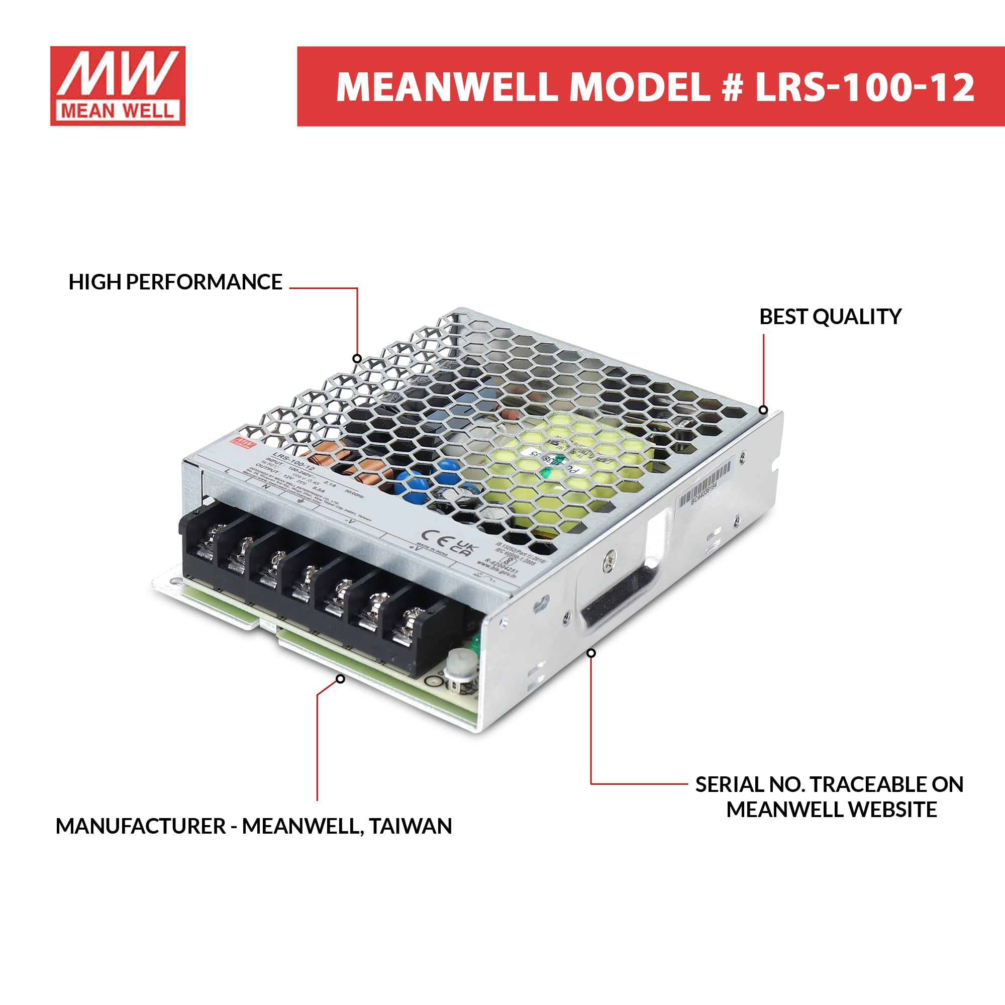 meanwell lrs 100 12