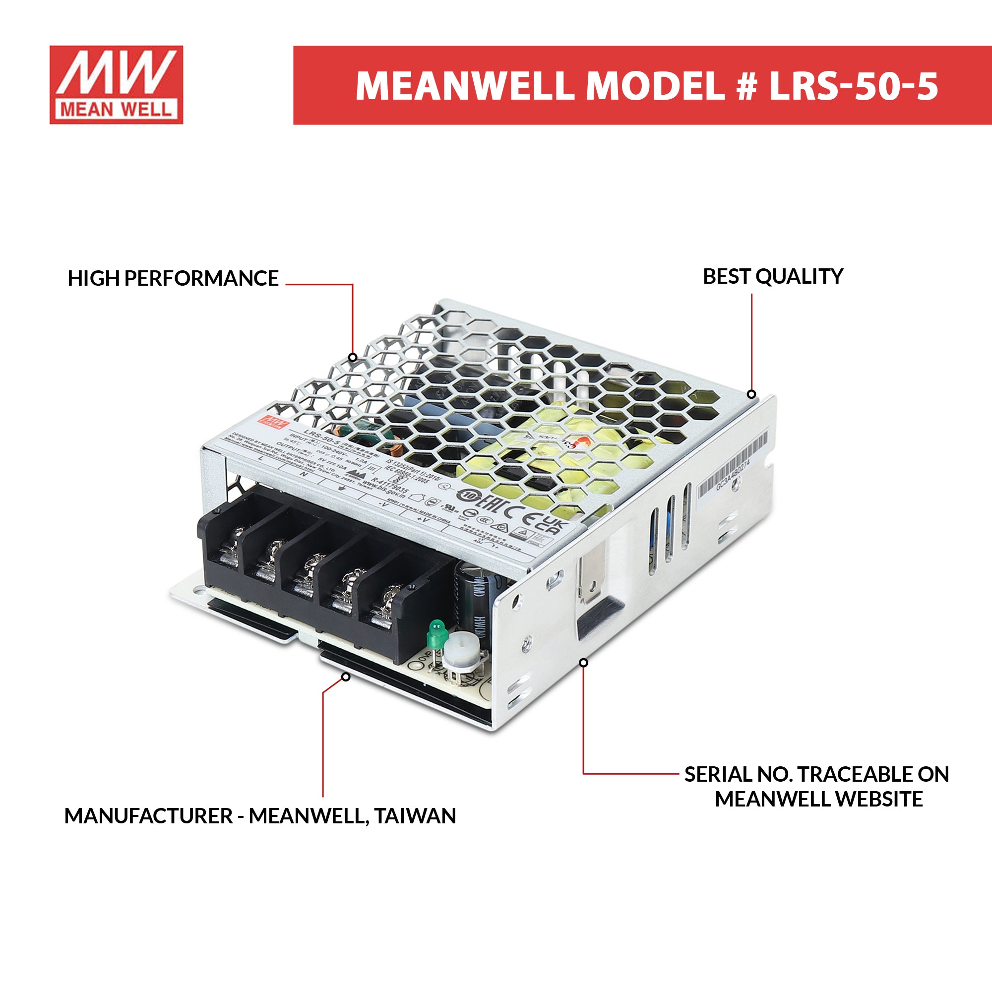 meanwell lrs 50 5